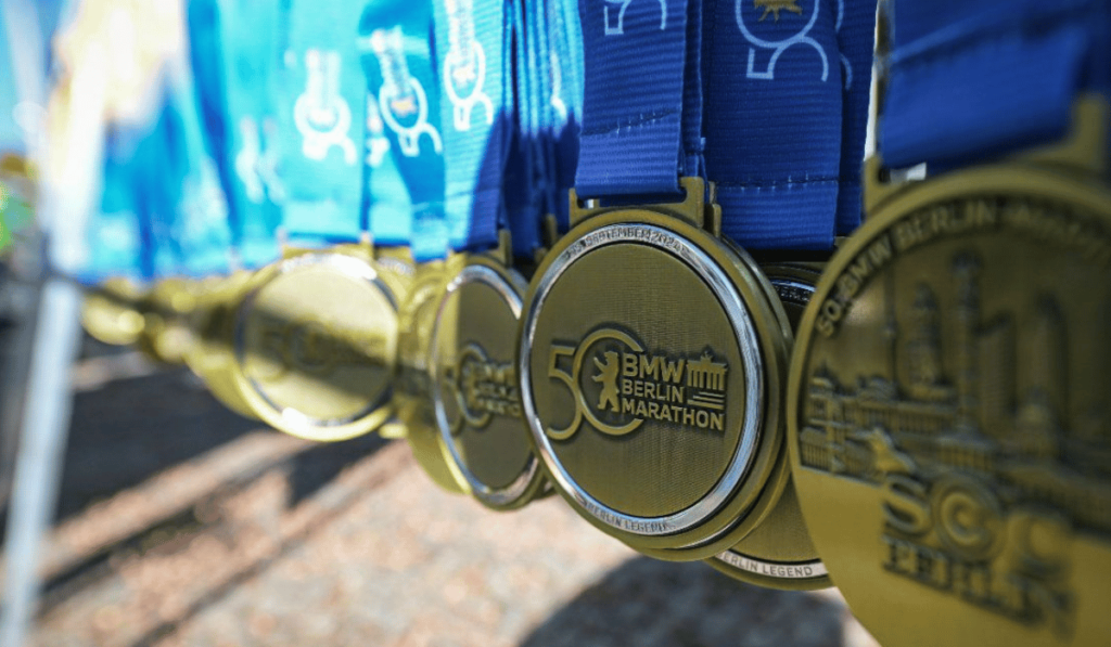 Finisher Medals 50th BMW Berlin Marathon