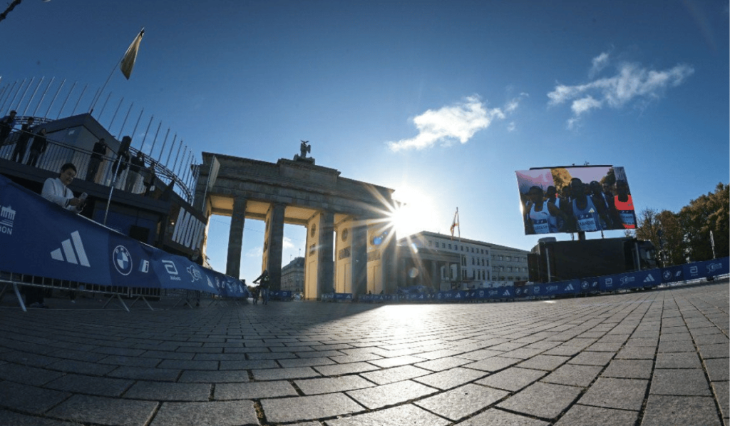 Marathon Course through Brandenburg Gate