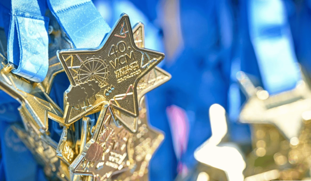 40th Vienna City Marathon Finisher Medals