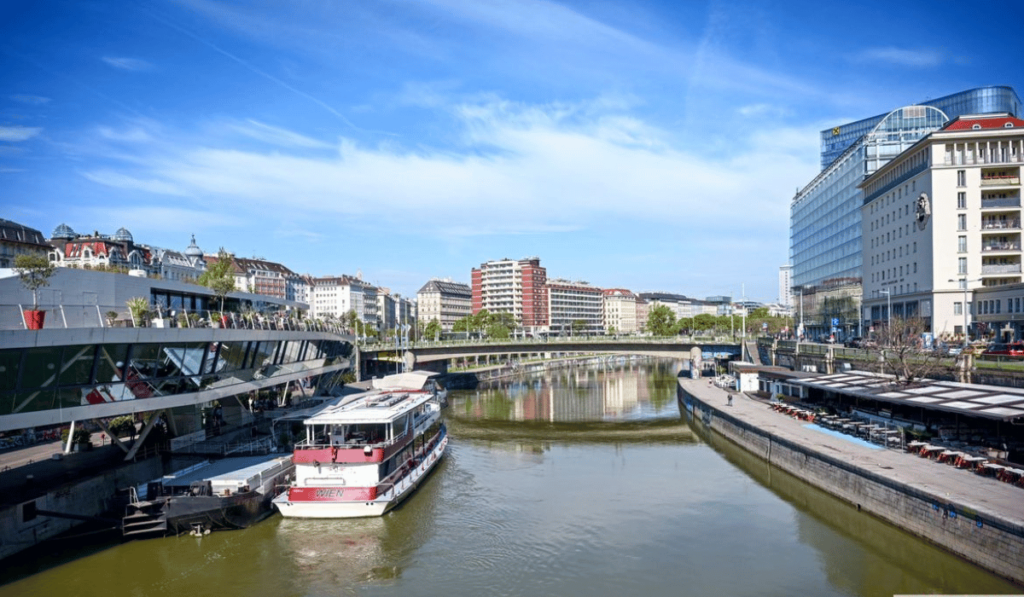 Donaukanal area, Vienna, Austria