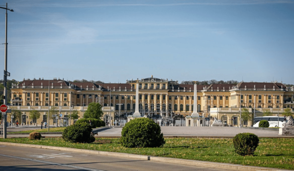 Entrance of Schönbrunn Palace, Vienna