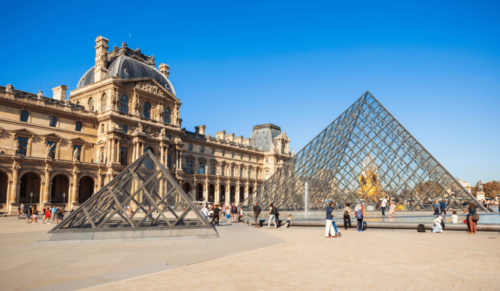 Louvre Museum and its pyramid