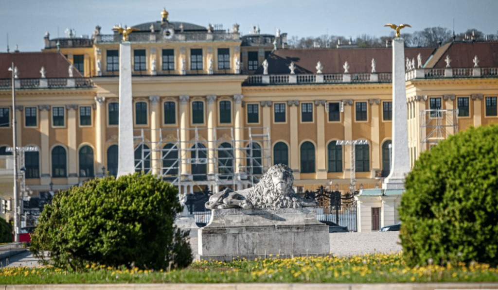 Schönbrunn Palace Entrance, Vienna, Austria